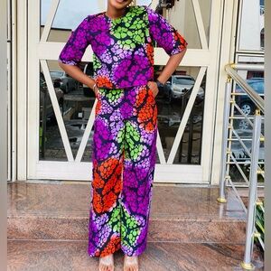 Handmade Ankara 2 Piece Set | African Print Top & Skirt | Bold Statement Outfit